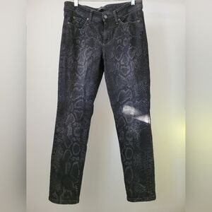 Cambio Jeans Parla Ankle Cut – Vintage Edition Reptile Print – Size 38 / US 8